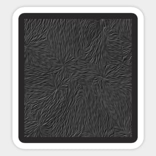 gray abstract art Sticker